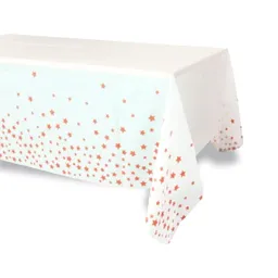 Mantel Blanco Con Estrellas Dorado