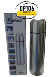 Termo 0.75 Litros Metalico