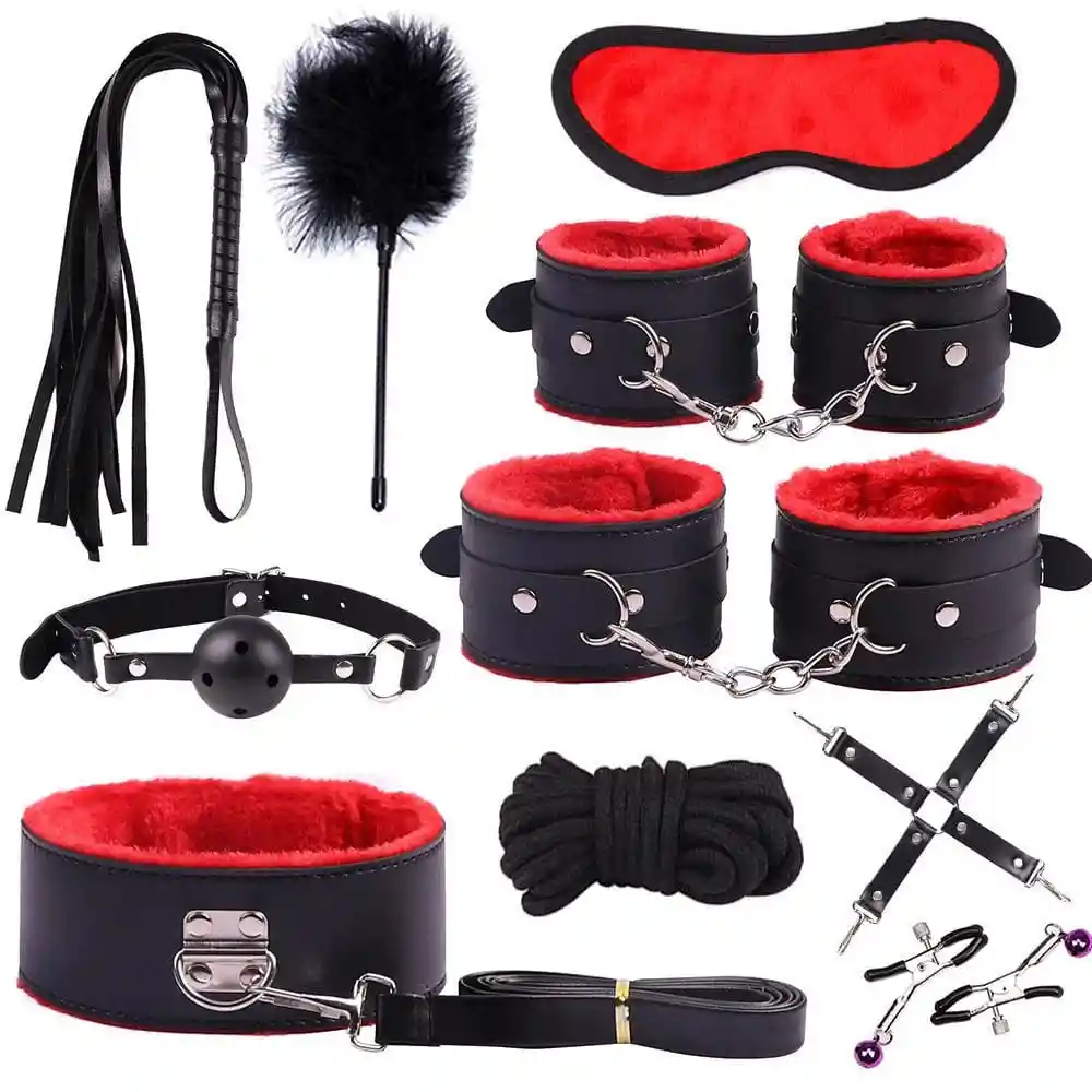 Kit Bondage Bdsm 10 Piezas