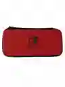 Estuche De Viaje Rígido Rojo + Vidrio Templado Para Estuche De Viaje Rígido Rojo + Vidrio Templado Compatible Con Switch