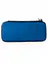 Acrilico Protector + 2 Grips + Vidrio Templado + Estuche Azul Compatible Con Switch.