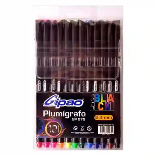 Plumigrafos Gipao, X12 Unidades