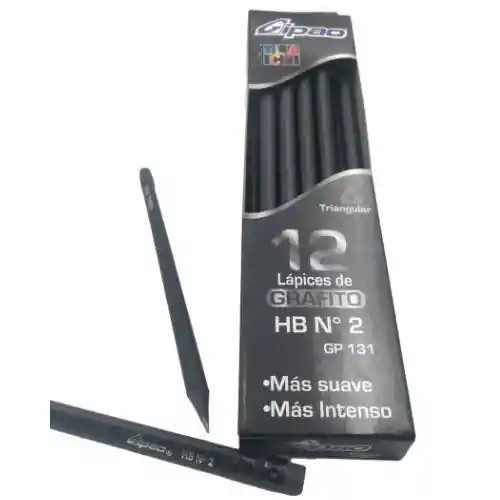 Lapiz Hb 2 Marca Gipao De La Linea Black