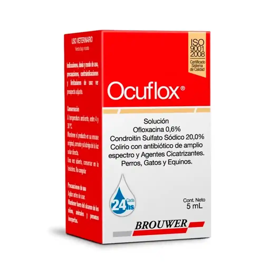 Ocuflox Para Perro Y Gato 5 Ml