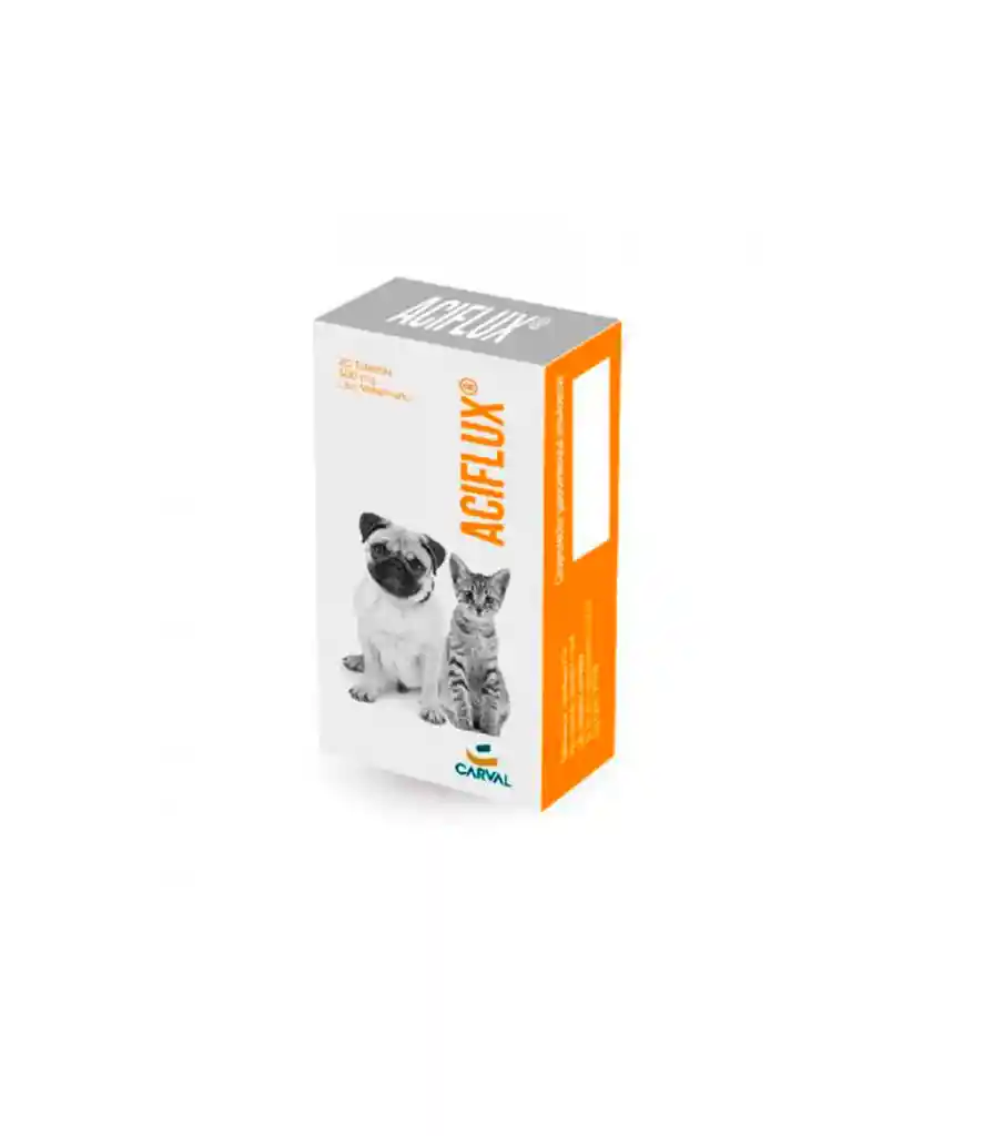 Digestivo Perros Y Gatos Aciflux Tabletas 500 Mg