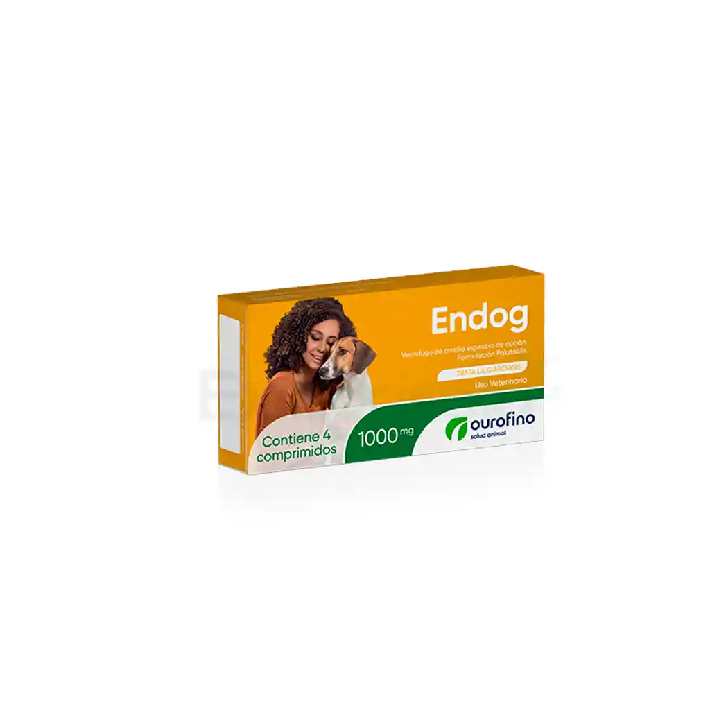 Antiparasitario Endog Caja X 4 Tabletas De 1000 Mg