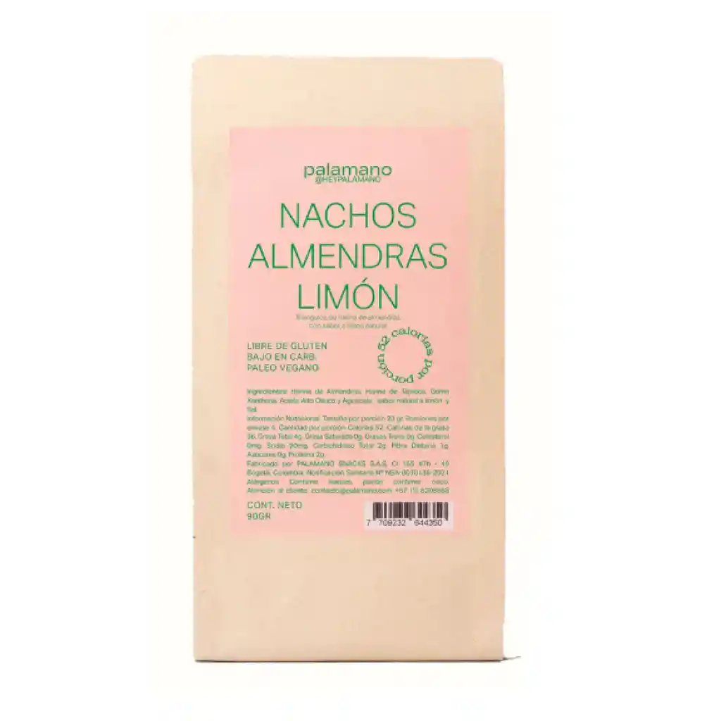 nachos almendra limon 90gr (Palamano)