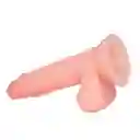 Dildo O Consolador Daniel, Dildo Silicona De 16cm Con Chupa