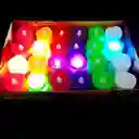 Vela Luz Led Pequeña X6 Decorativa 7cm Velita Colores Navida