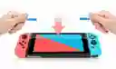 Vidrio Protector + 2 Grips Para Nintendo Switch