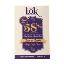 Chocolate 58% Sugar Free - Lok 85g