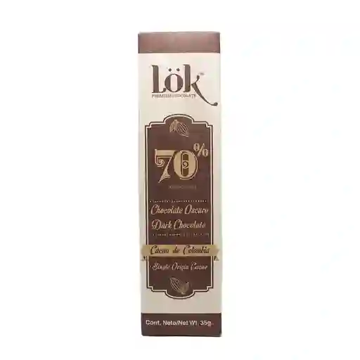 Chocolate 70% Origen Lok 35g