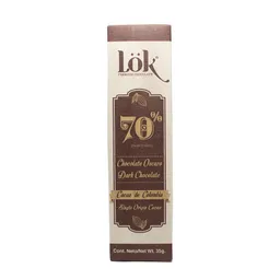 Chocolate 70% Origen Lok 35g