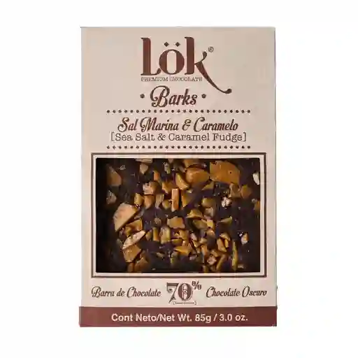 Chocolate 70% Sal - Caramelo - Lok 85g