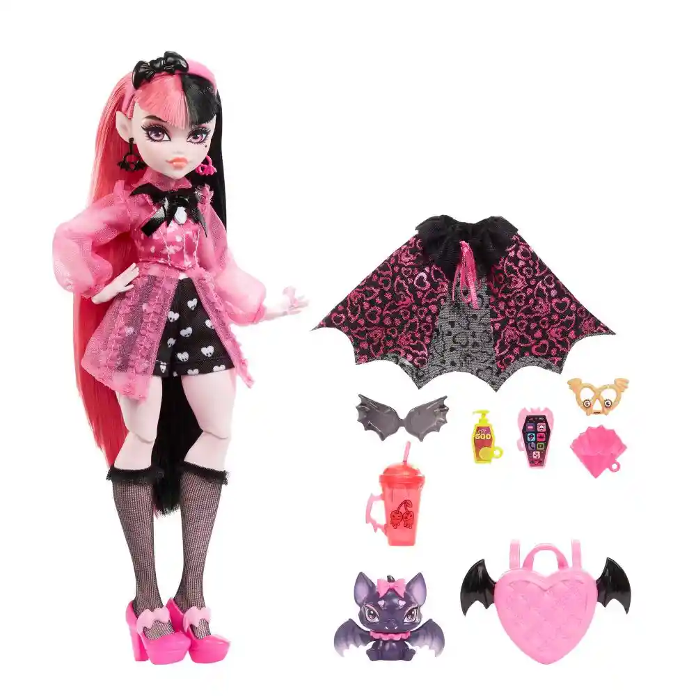 Monster High Muñeca Draculaura Moda Mattel