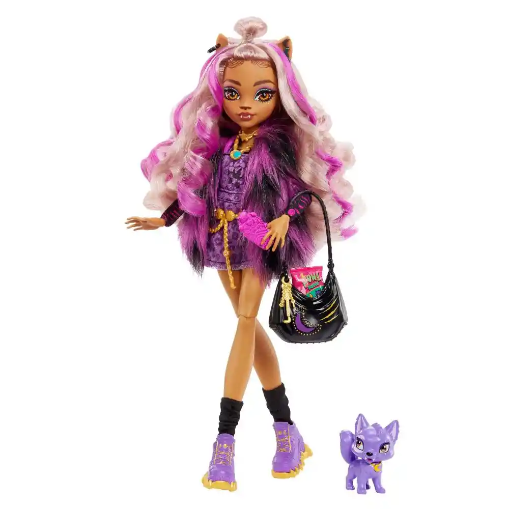 Monster High Muñeca Clawdeen Moda Mattel