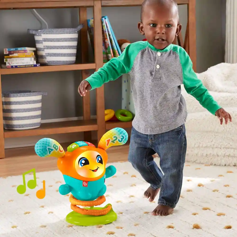   Fisher Price  Juguete Para Bebes Dj Bouncy Salta Y Aprende 