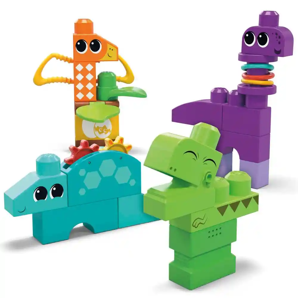 Mega Bloks Juguete De Construcción Dinosaurios Diversión Mattel