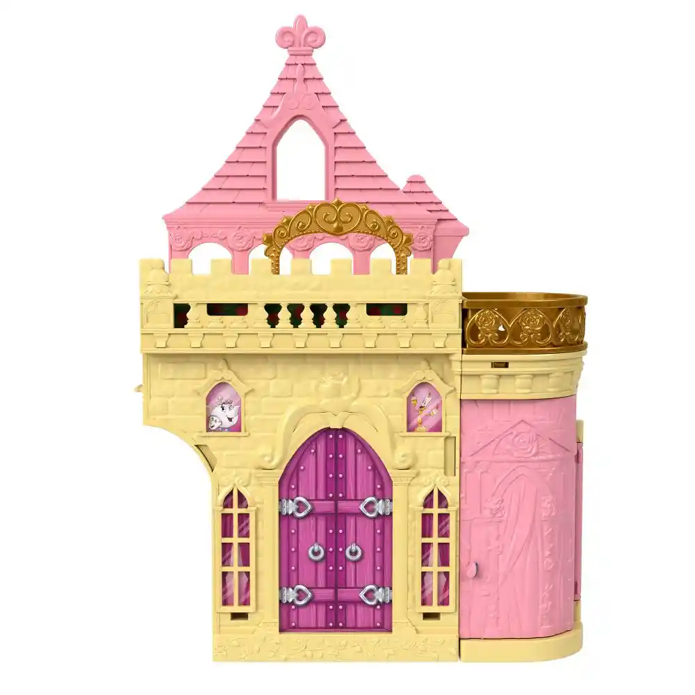 Disney Princesa Set De Juego Castillo De Bella Apilable Mattel