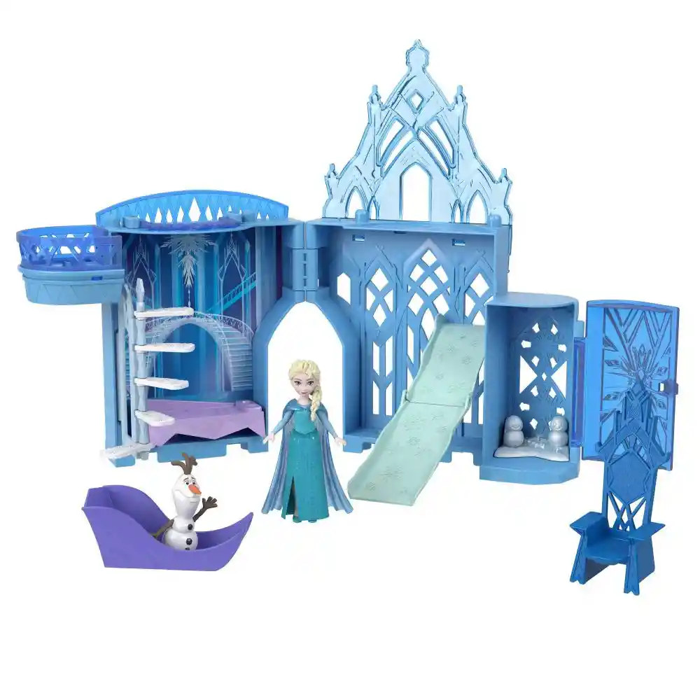 Disney Frozen Set De Juego Castillo De Hielo Elsa Apilable Mattel