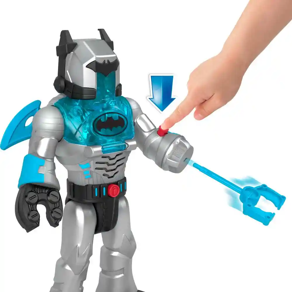 Imaginext Figura De Acción Batman Insider & Exo Traje Gris Mattel