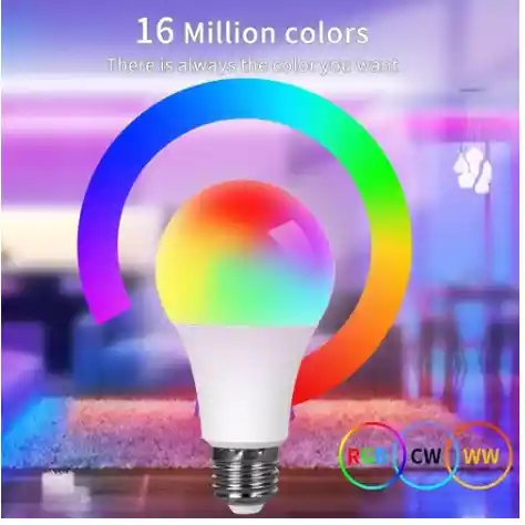 Bombillo Color Led Inteligente Bluetooth 15w Tuya, Smartlife