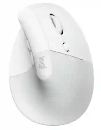 Logitech Mouse Vertical Ergo Lift Bluetooth Blanco