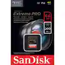 Memoria Sandisk Xtreme Pro 64gb 4k Profesional