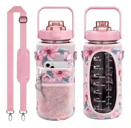 Funda Estuche Para Botella Termo Deportivo Portátil Correa F