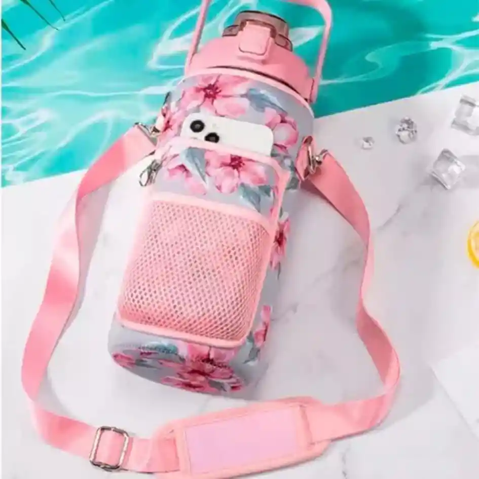 Funda Estuche Para Botella Termo Deportivo Portátil Correa F