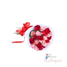 Rosas Rojas Y Rosadas Feliz Día Mujer