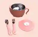 Set De Vajilla En Acero Inoxidable Para Bebe