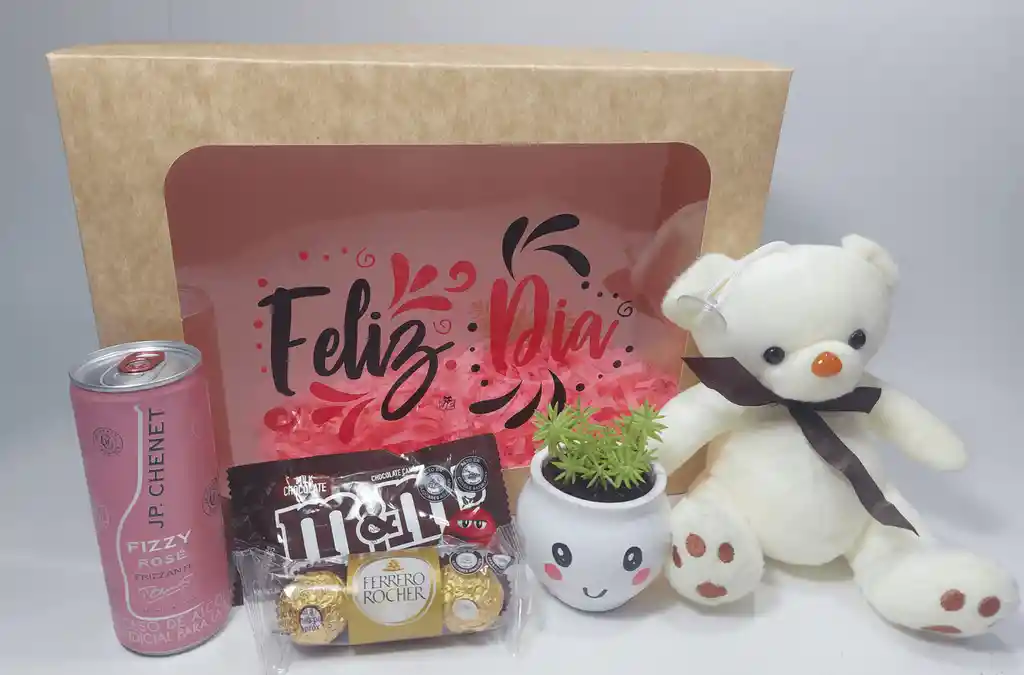 Regalo Peluche Osito Blanco + Jp Chenet