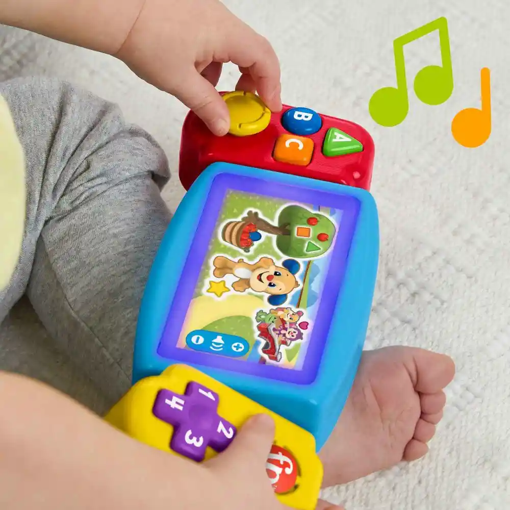   Fisher Price  Juguete Para Bebes Videojuego Portatil Aprende 