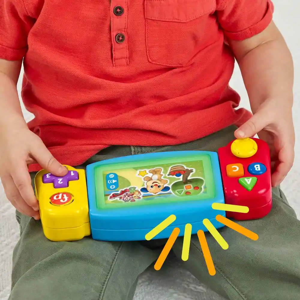   Fisher Price  Juguete Para Bebes Videojuego Portatil Aprende 