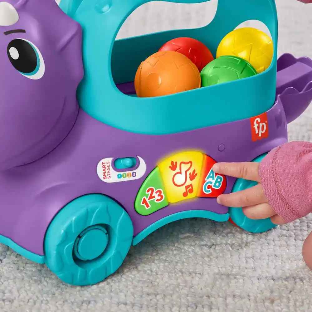   Fisher Price  Juguete Para Bebes Dino Pelotitas Divertidas 