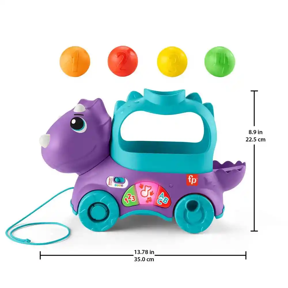   Fisher Price  Juguete Para Bebes Dino Pelotitas Divertidas 