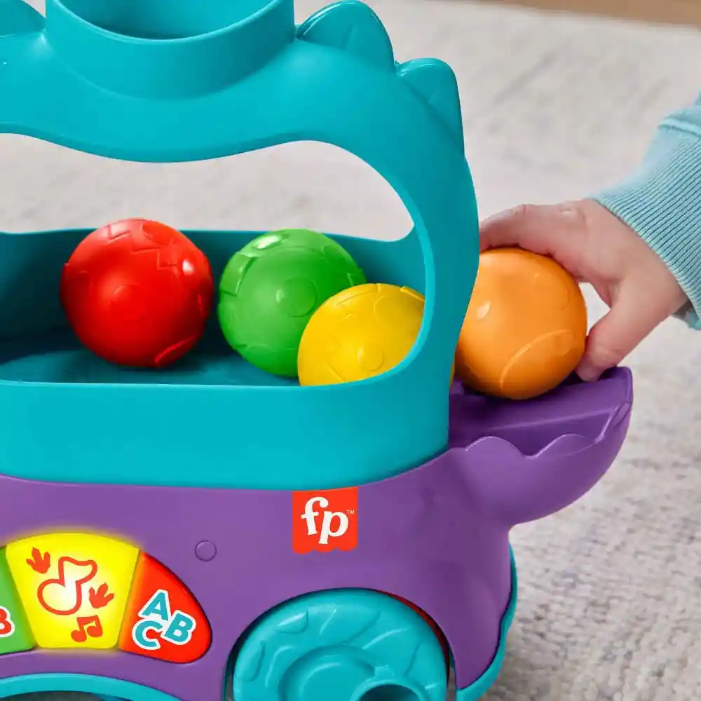   Fisher Price  Juguete Para Bebes Dino Pelotitas Divertidas 
