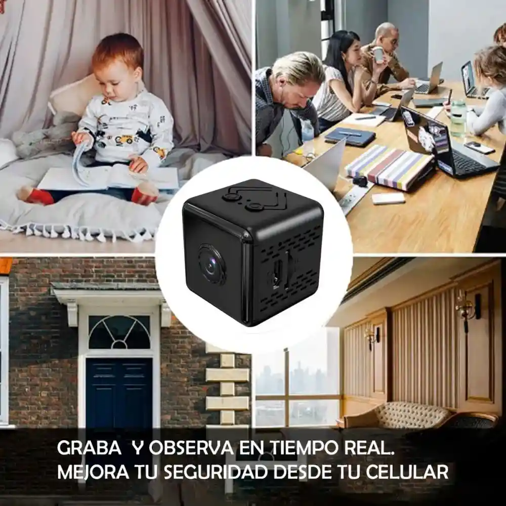 Mini Cámara Espía Wifi Para Interiores 1080p Full Hd Ipc-nb10