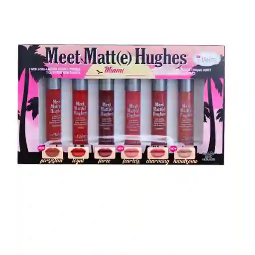 The Balm Kit De Labiales Mate Meet Matte Hughes Miami Mini