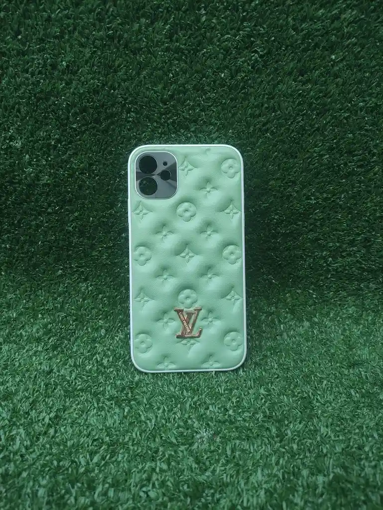 Iphone 11 Case De Lujo Louis Vuitton| Bordes Reforzados | Forro Protector | Apple | Carcasa | Funda | Anti Humedad | Iphone | Silicone | Full Proteccion