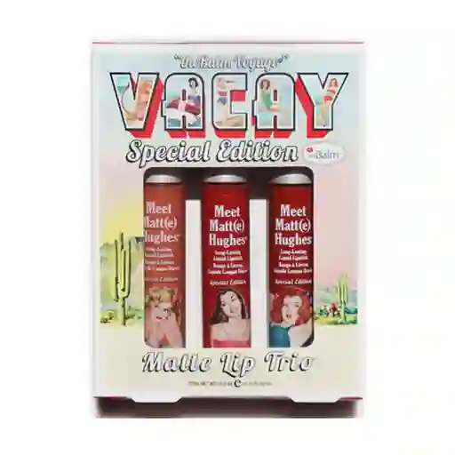 The Balm Kit De Labiales Mate Meet Matte Hughes Vacay Mini