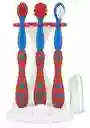 Set Cepillo De Dientes Nuby Azul-rojo