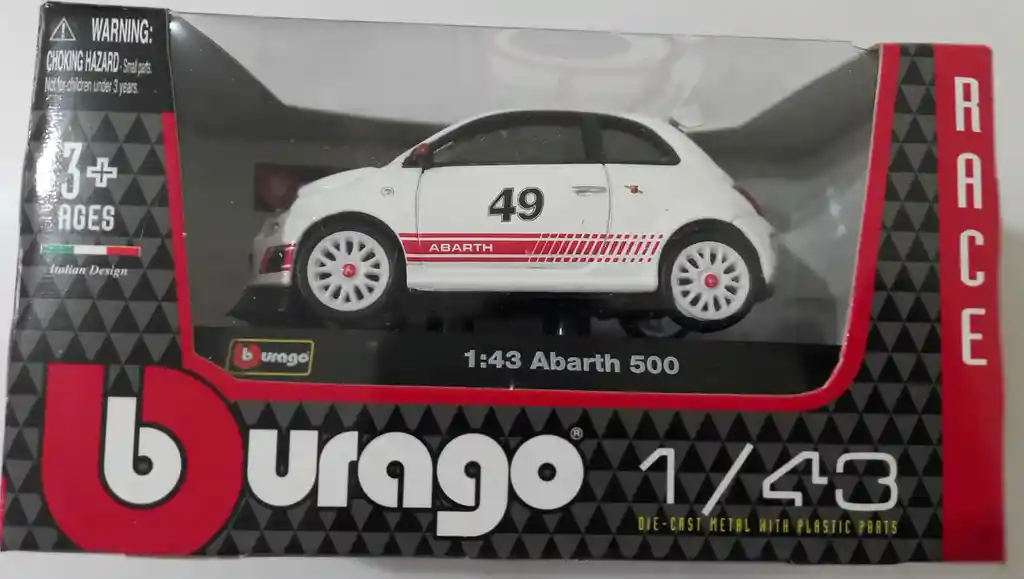 Carro De Colección Abarth 500 Numero 49 Escala 1/43