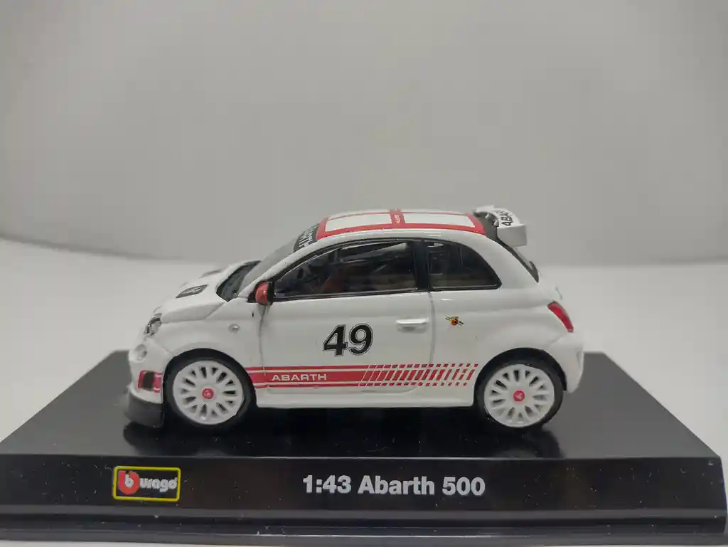 Carro De Colección Abarth 500 Numero 49 Escala 1/43