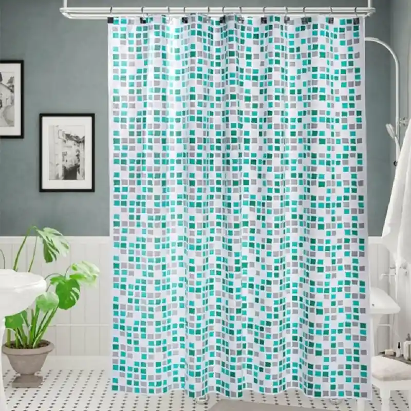 Cortina De Baño Impermeable 1.80 X 1.80 Cm