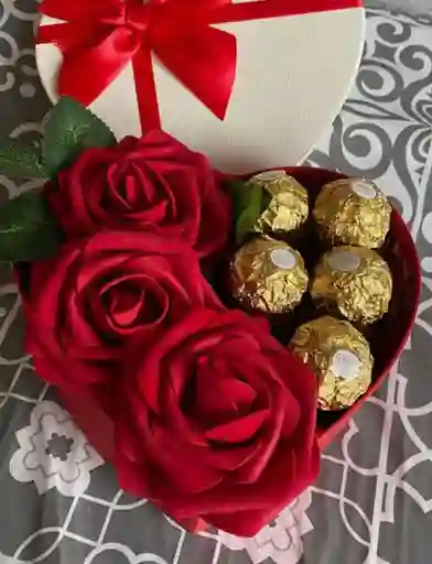 Caja Mini Rosas Dia De La Mujer