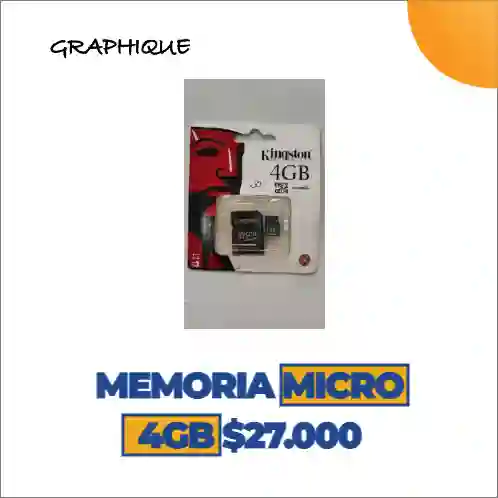 Memoria Micro De 4 Gb