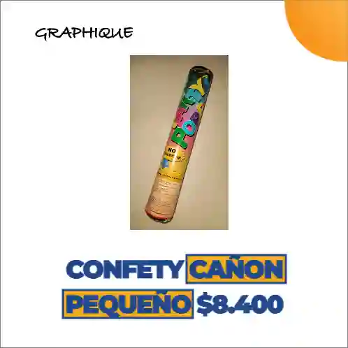 Confety Cañon Pequeño