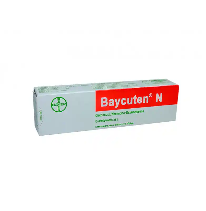 Baycuten | Clotrimazol + Neomicina + Dexametasona | 35 G| Crema | Topico | Bayer